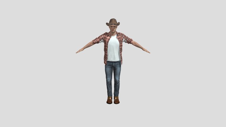 horse rider 3D Model