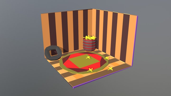 Monkey Room 3D Model