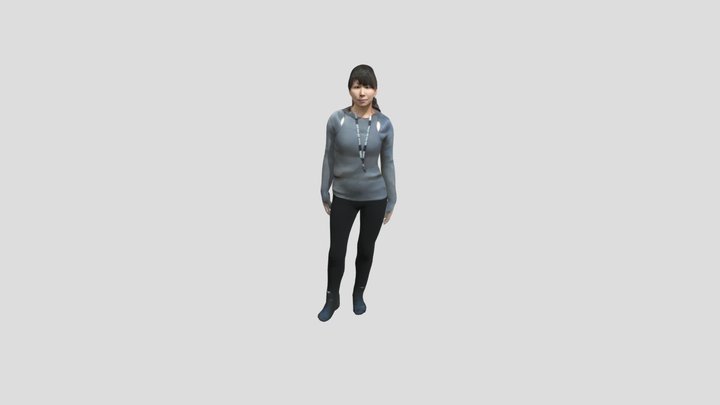 Standing Arguing 3D Model