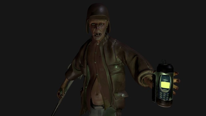 Old Creep (Posed) 3D Model