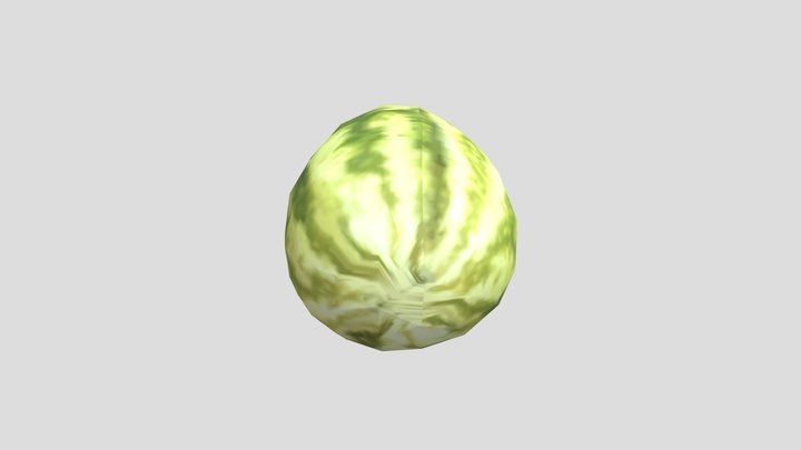 Watermelon 3D Model