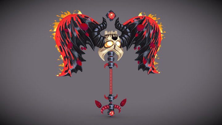 DoomBringer Axe - Brutal Legends 3D Model