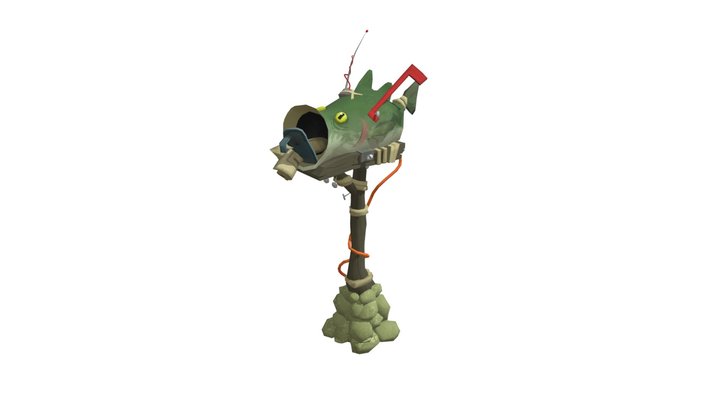 Mailbox_FBX 3D Model