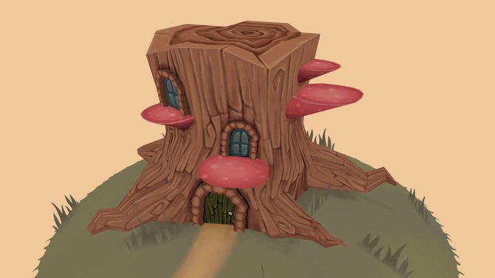 Tree House 3D Model