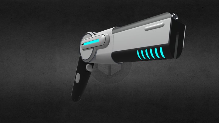 Instant Teleportation Gun 3D Model