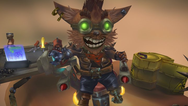 Punk Engineer 3D Model