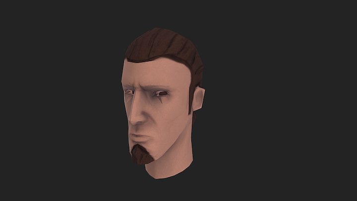 Kanan Head Low 3D Model