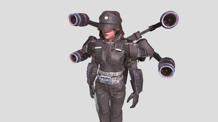 camerawoman_3_0 3D Model
