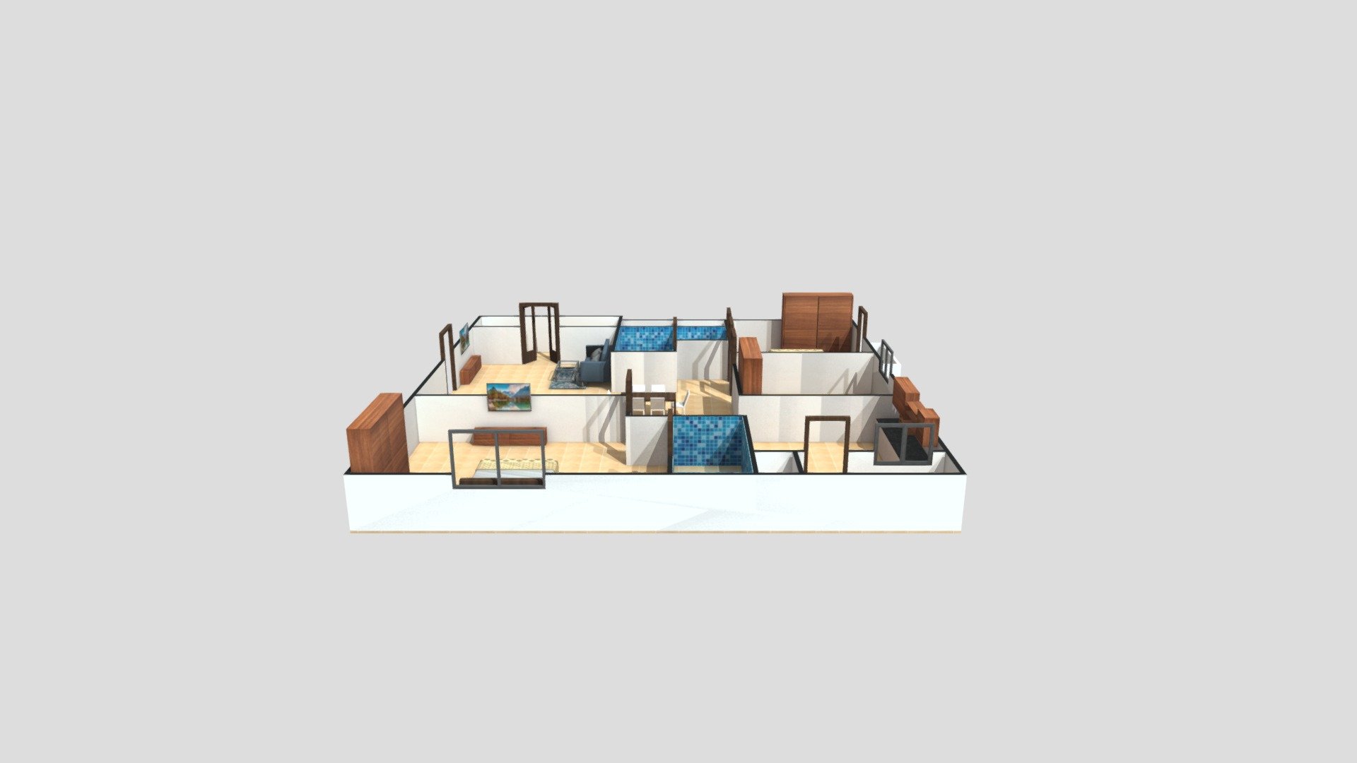 3 BHK ULTIMA UNIT 3 WEST FACING 2154 SQ.FT r1