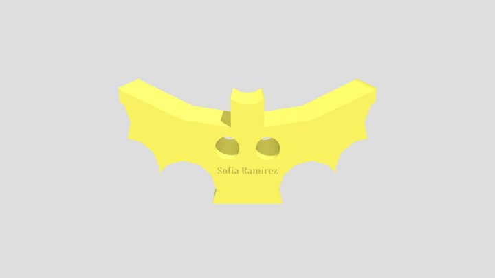 Bat Button (3) 3D Model