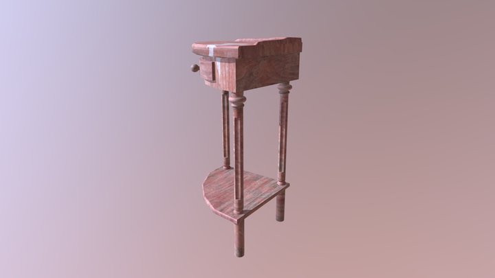 Corner Accent Table 3D Model