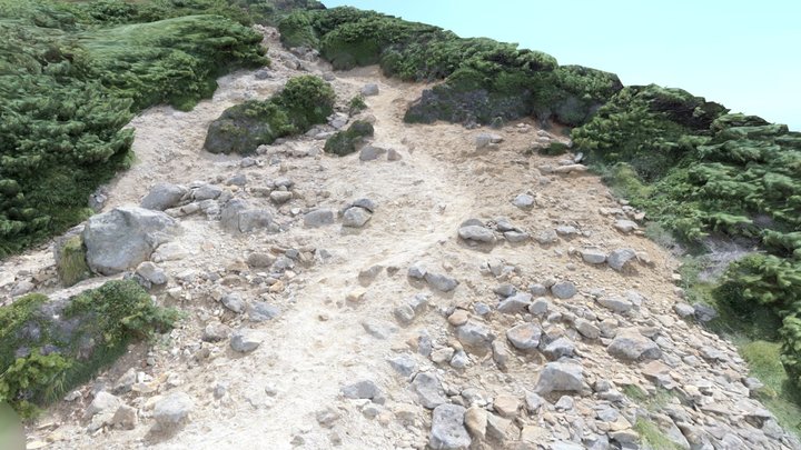 34 富良野岳～三峰山7  2025.8 3D Model