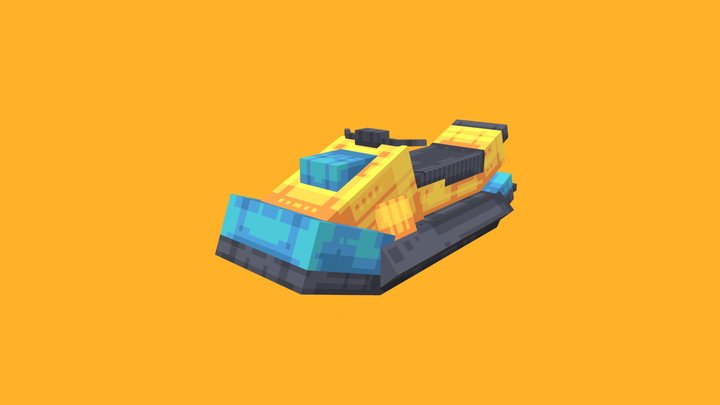 PixelMine | Water Scooter 3D Model