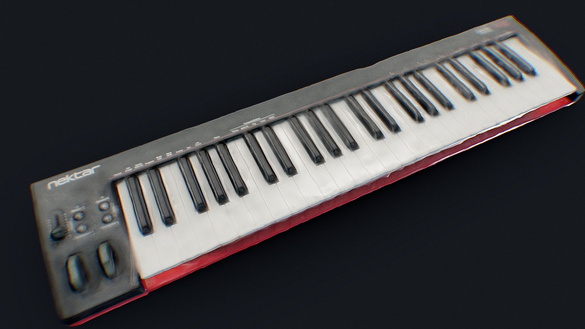 Low Poly MIDI Keyboard Buy Royalty Free 3D model by AirStudios