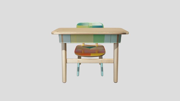 Mobiliario Escolar – Free 3D Model STL
