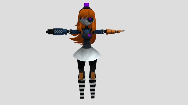 mimi_sentry_blue 3D Model