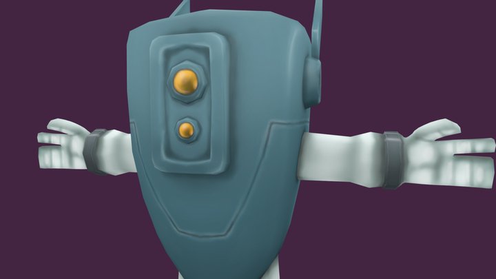 Stylised Space Suit, Character Redo Exercise 3D Model