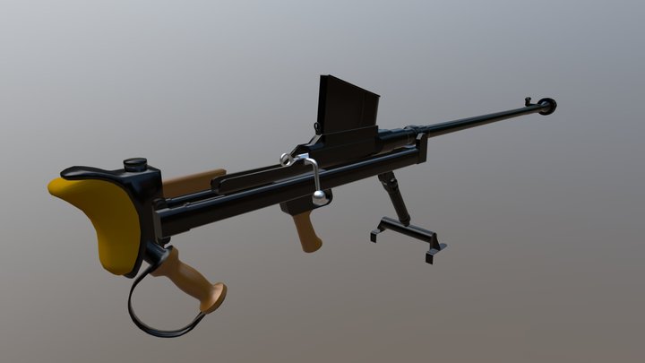 Boys Anti Tank Rifle 3D Model