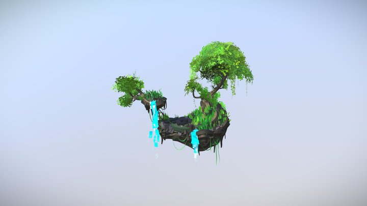 CoolPaintr VR - Floating Islands 3D Model