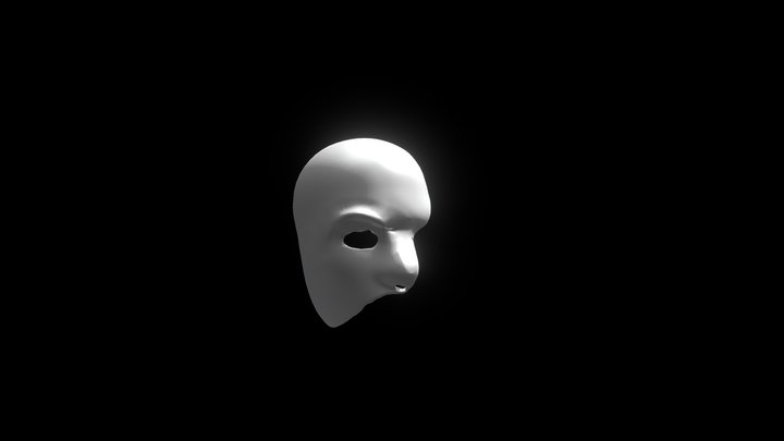 Phantom of the opera mask 3D Model