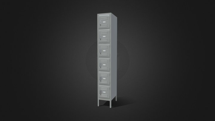 Locker 3D Model