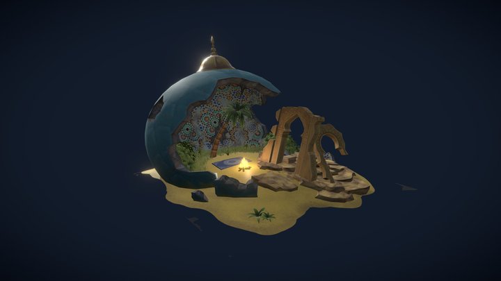 [Student Work] Islamic Ruins 3D Model