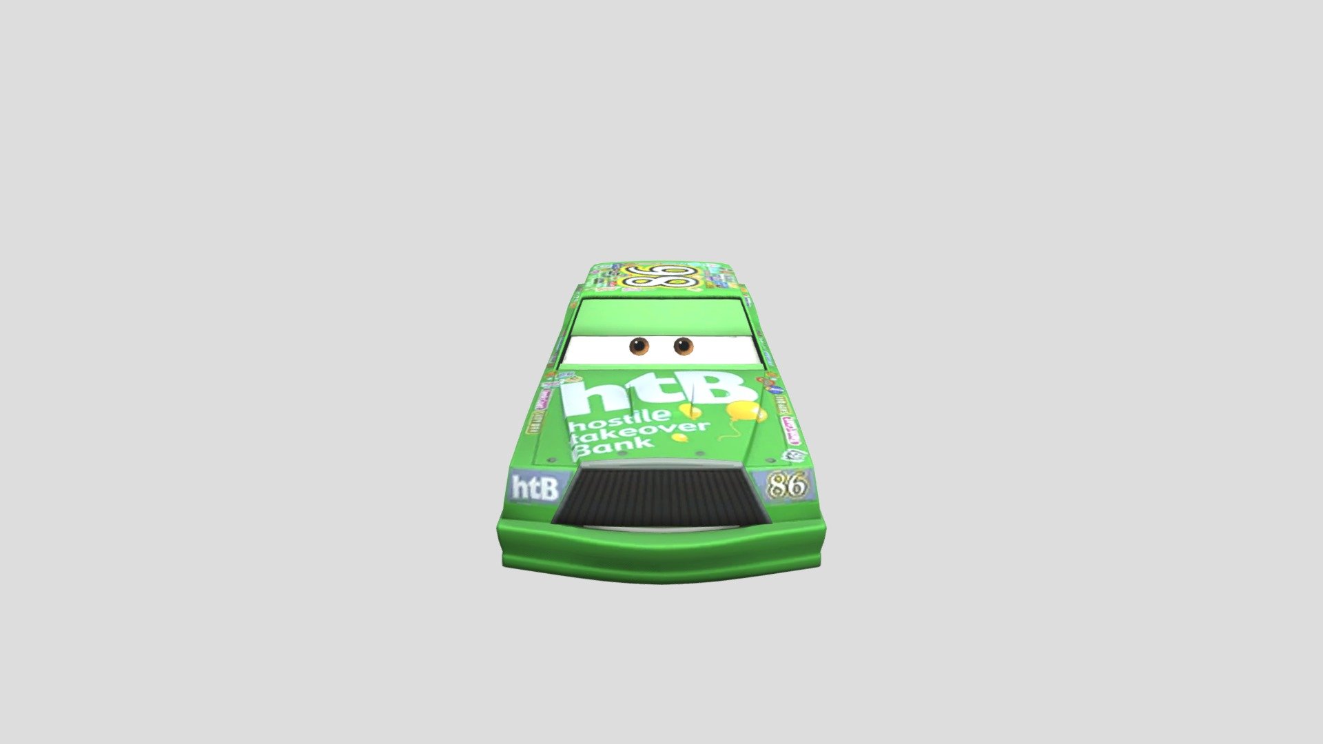 Chick Hicks (Cars) - Download Free 3D model by Guilherme Navarro