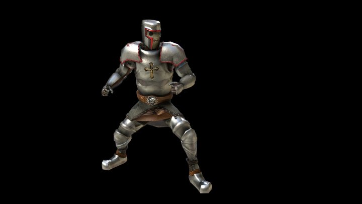 knight for game project (old) 3D Model