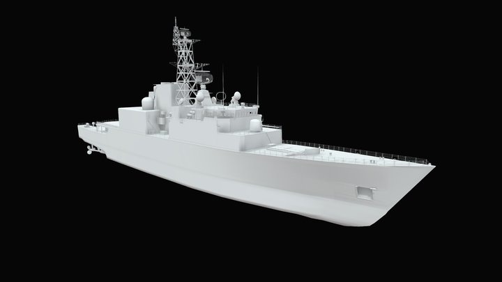 HMCS Iroquois 3D Model