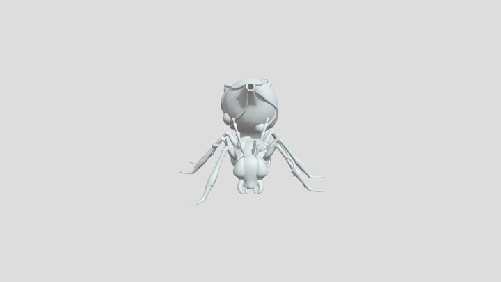 Beetle Bomb Back 3D Model
