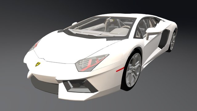 Lamborghini Aventador LP 700 3D Model