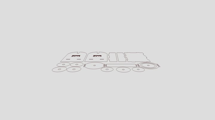 Spinning machine_logo 3D Model