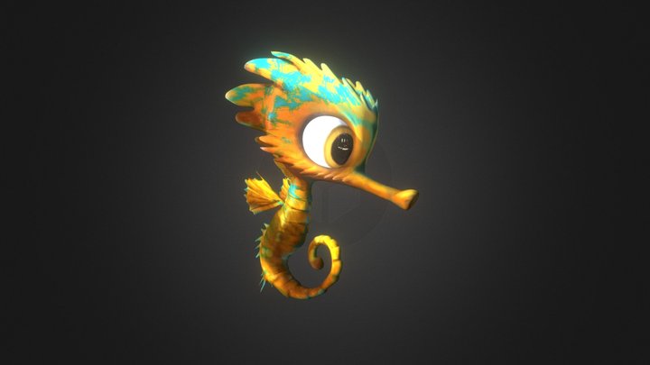 Seahorse 3D Model