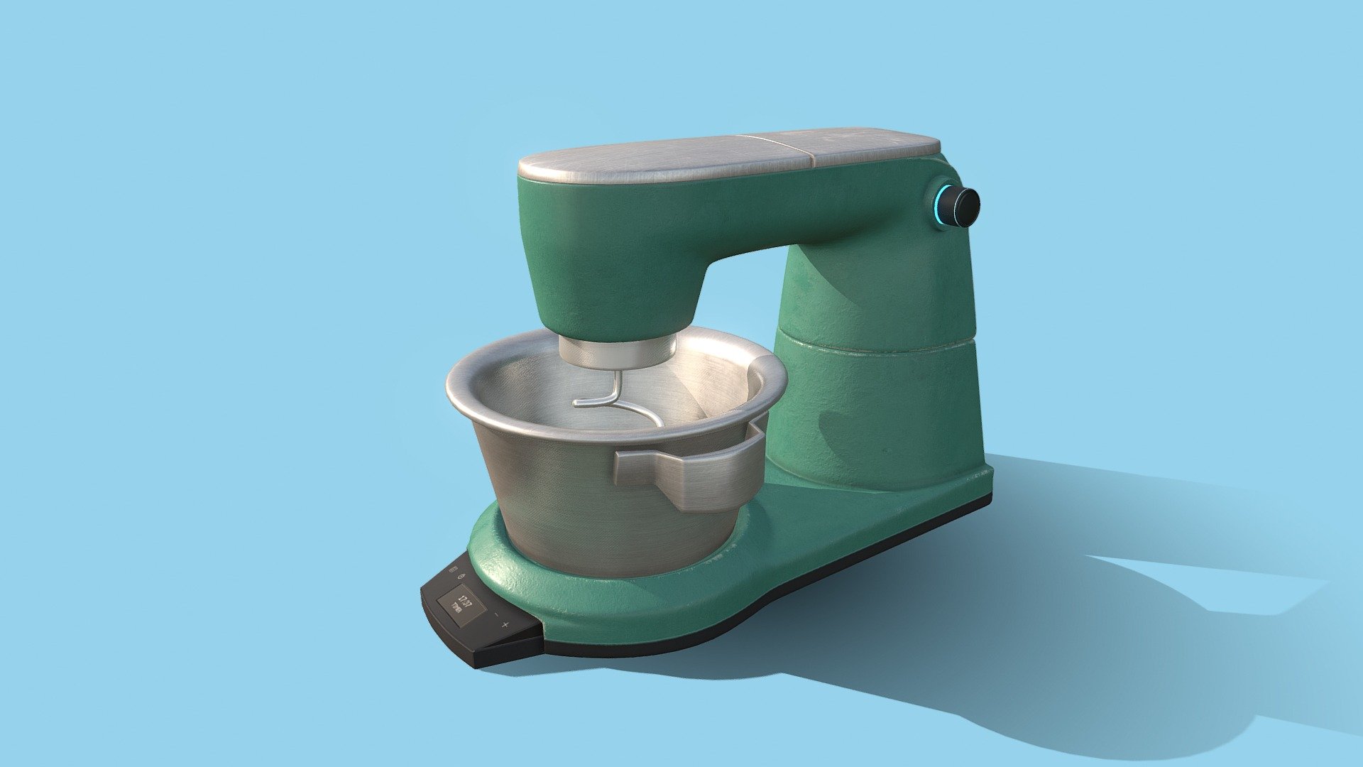 Food Stand Green Mixer