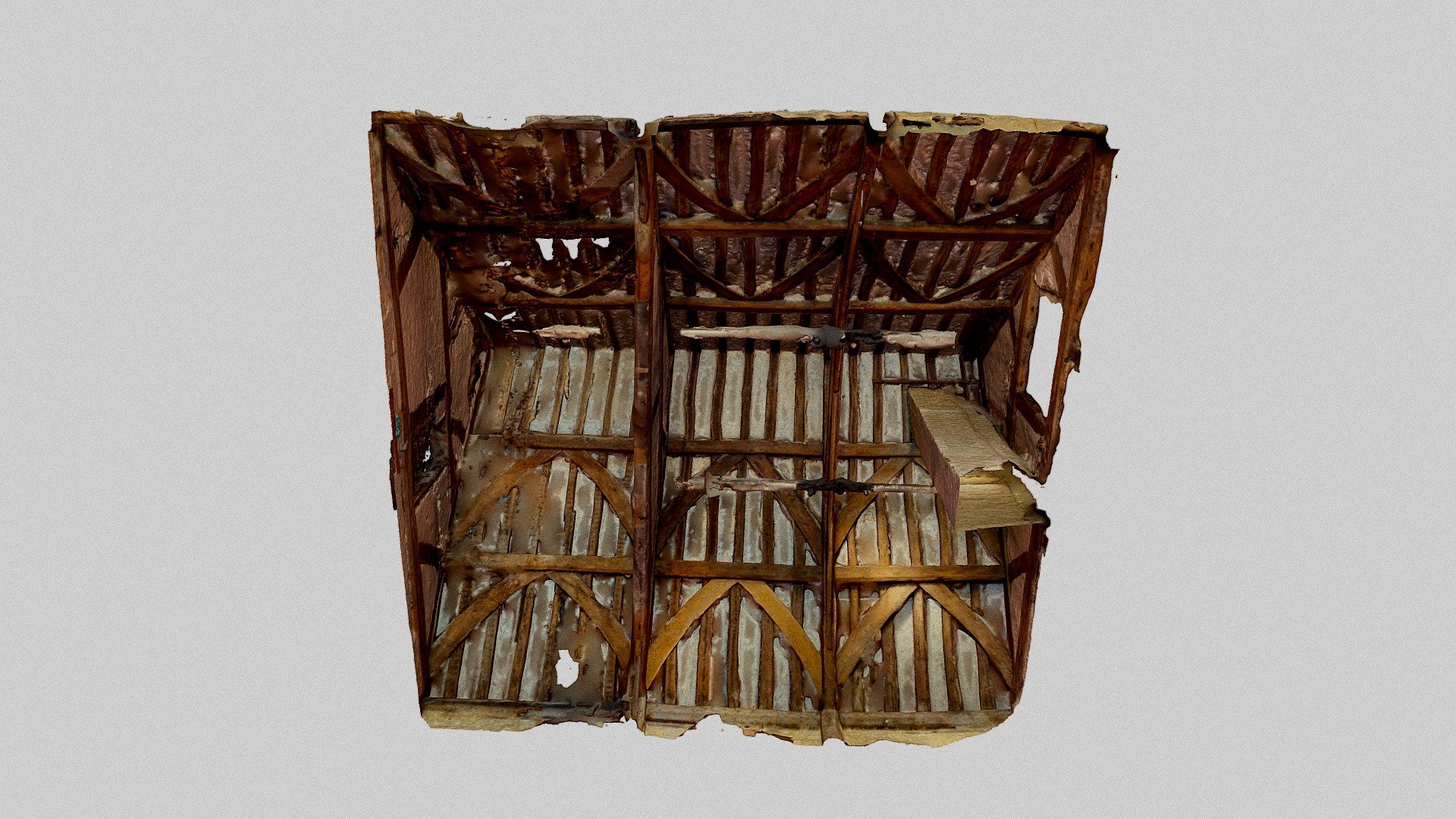 Llanthony Secunda Priory - Roof - South Range - 3D model by Mark ...