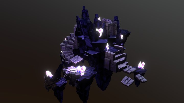 Cube World Ethereal Prison 3D Model
