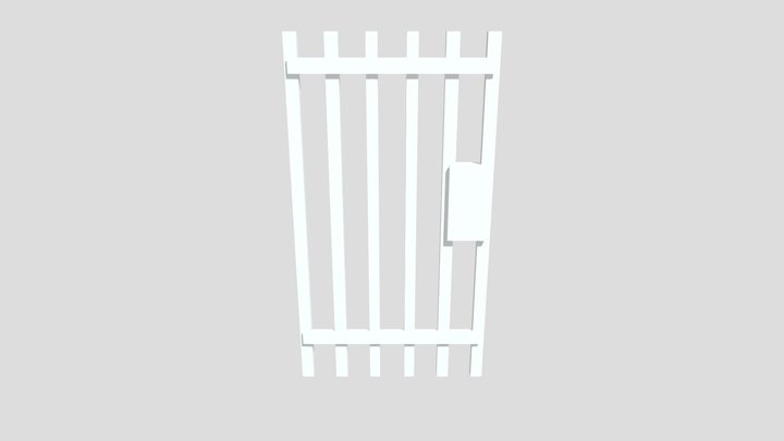 Door Prison 3D Model