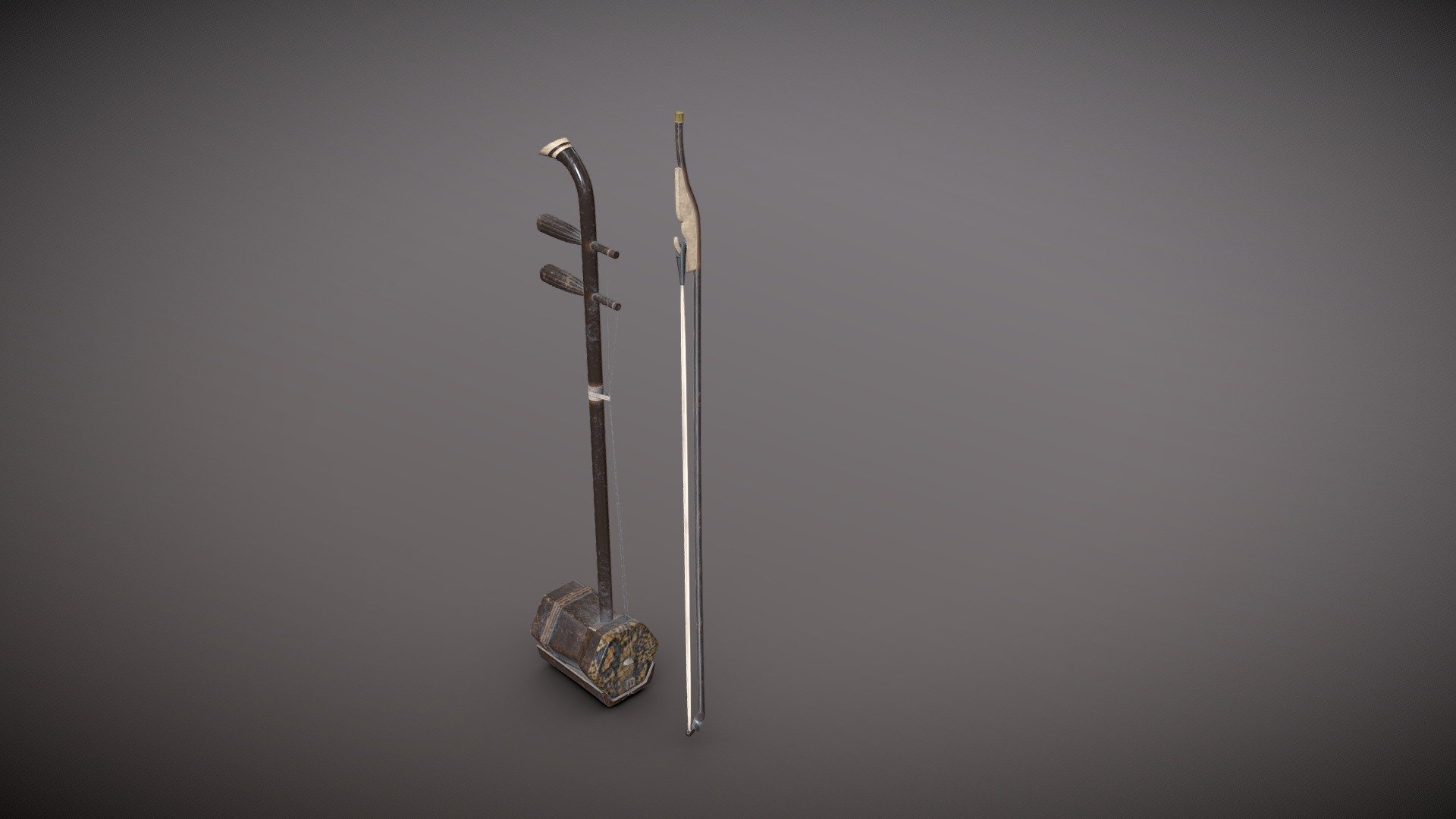 Erhu - Buy Royalty Free 3D model by ChineseVillage [8555392