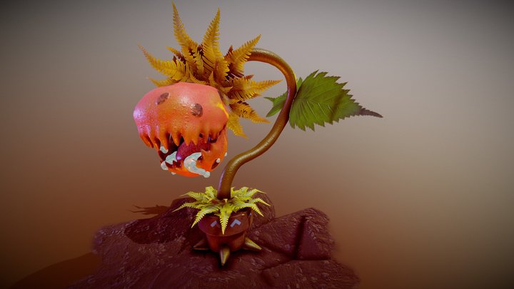 Venus Flytrap (Piranha Plant) 3D Model