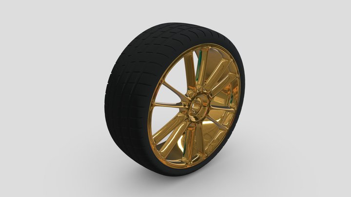 Modeling A Wheel 3D Model