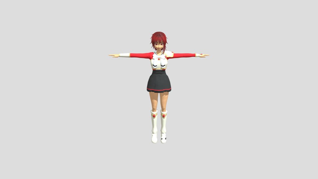 Lucy Character Rigged