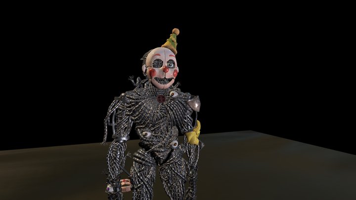 Ennard/The Doppelganger. Bite by night 3D Model