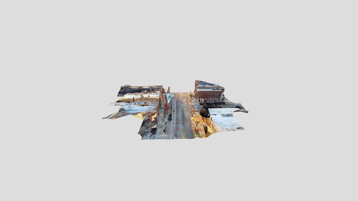 Puerto Rico Flag Arch - East 3D Model