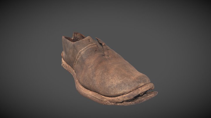 Convict Shoe 3D Model