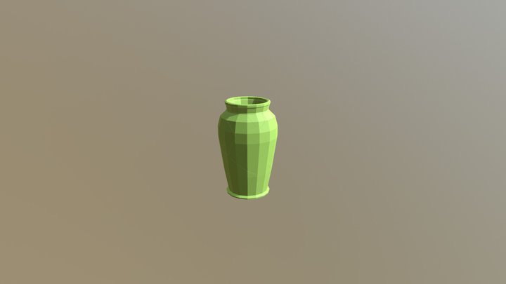 4 Crosspaws – Breakable Vase 3D Model