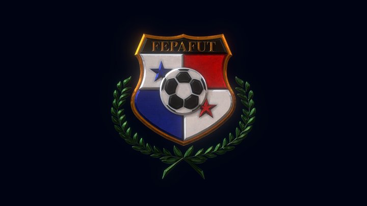 Panama National Team – 3D Badge/Shield 3D Model