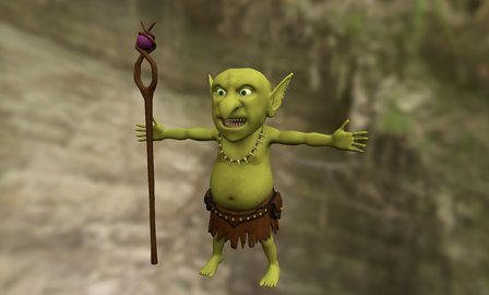 Goblin Shaman 3D Model