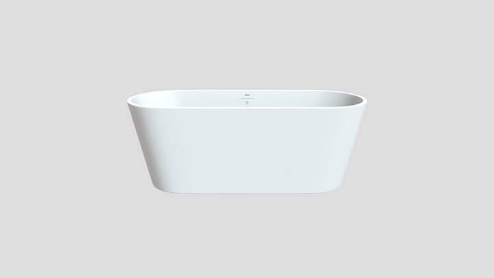 Ceramic bath tub 3D Model