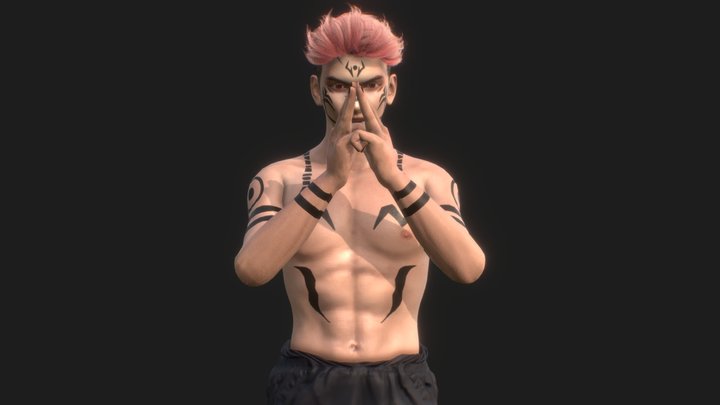 Ryomen Sukuna 3D Model