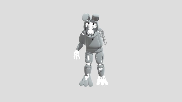 Withered Bonnie 3D Model